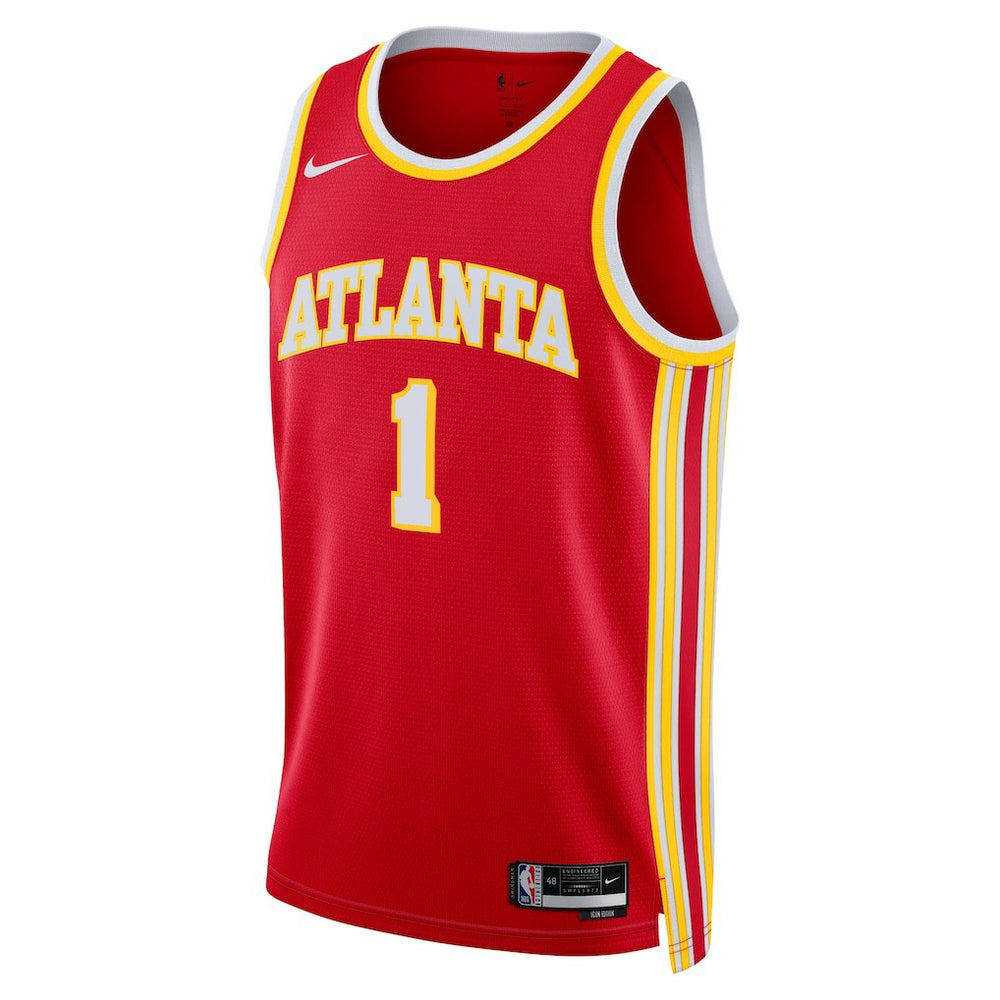 Jalen Johnson Atlanta Hawks Unisex Swingman Jersey - Icon Edition - Red