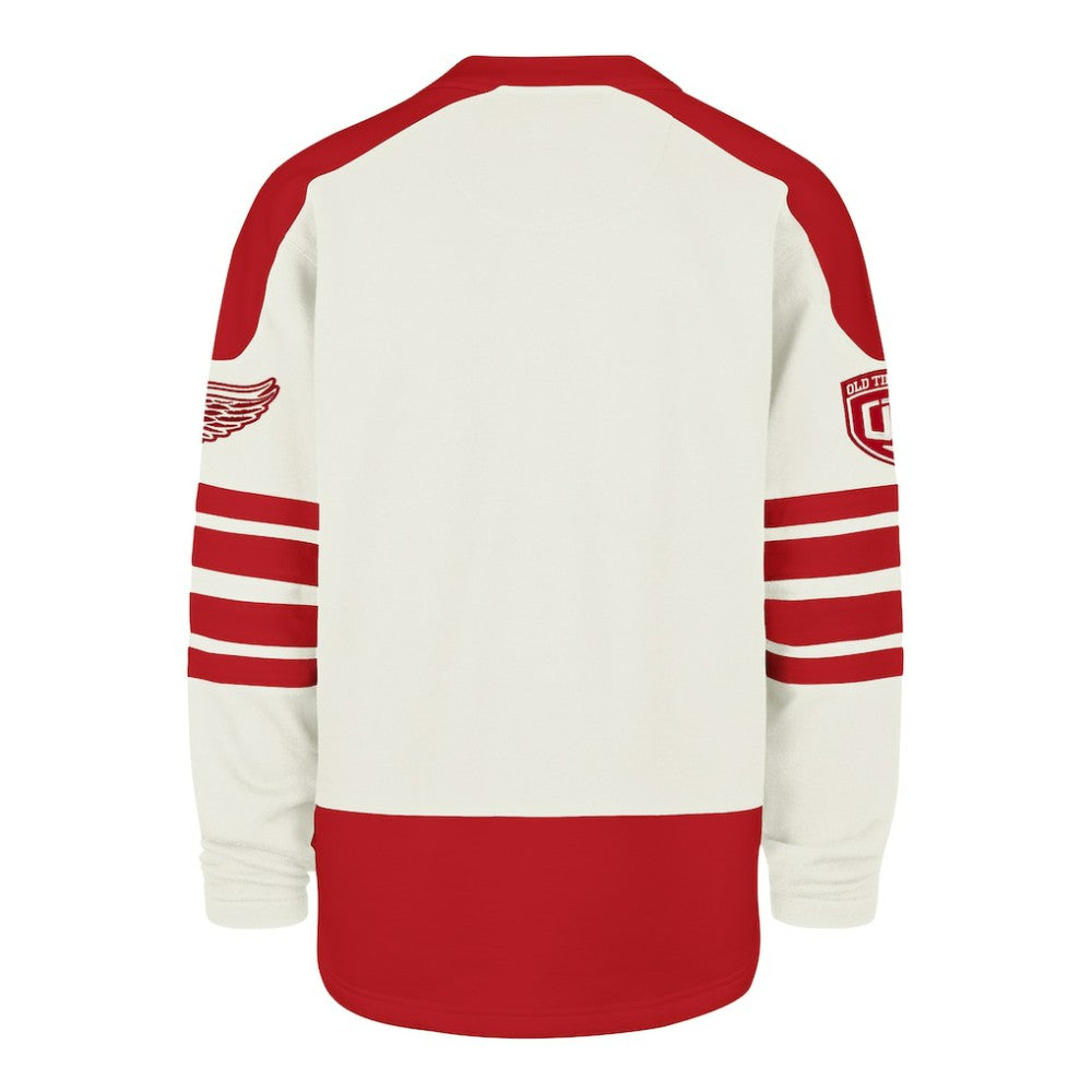 Detroit Red Wings '47 Pond Hockey Trio Eternal Lacer Sweatshirt Cream