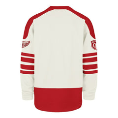 Detroit Red Wings '47 Pond Hockey Trio Eternal Lacer Sweatshirt Cream