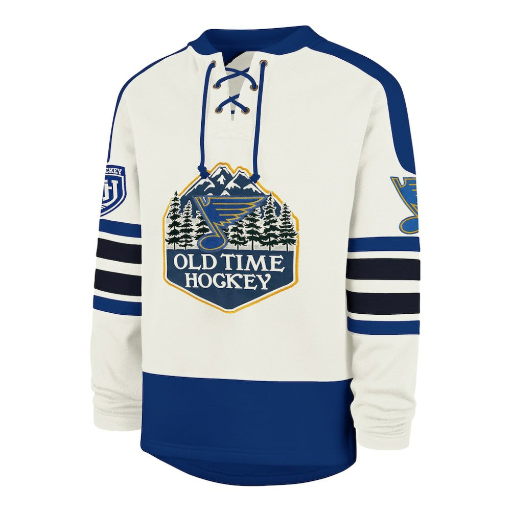 St. Louis Blues '47 Pond Hockey Trio Eternal Lacer Sweatshirt Cream