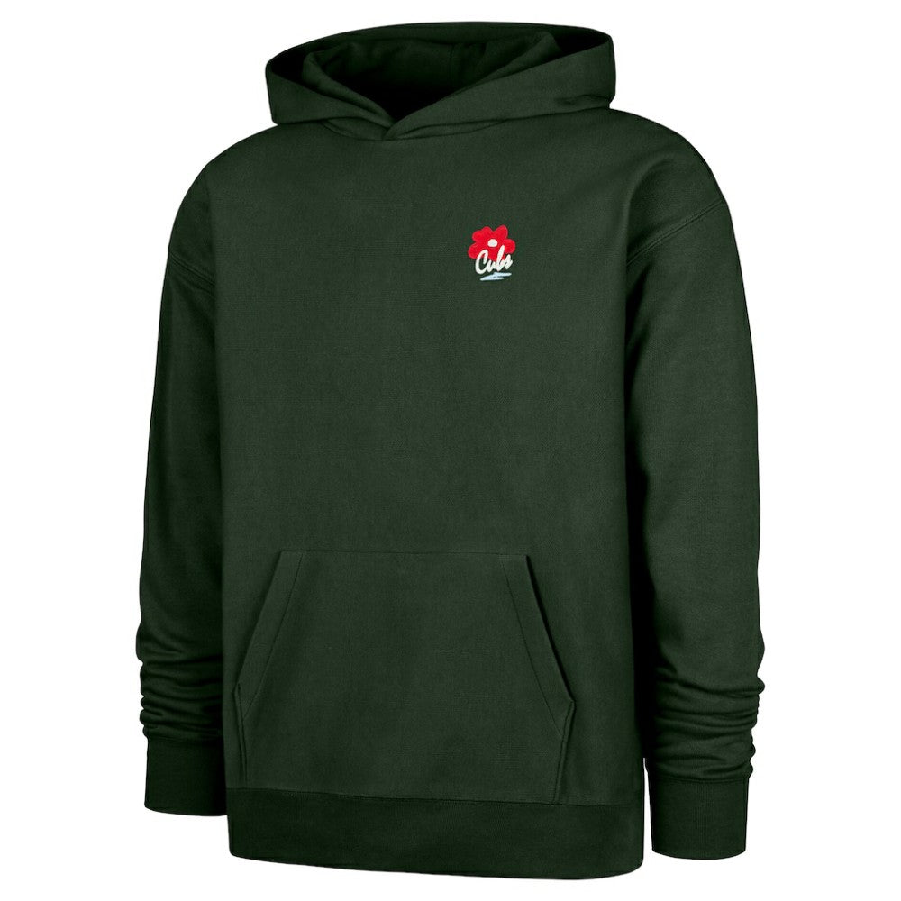 Chicago Cubs Gallery Foundation Hoodie Dark Green | 47 brand