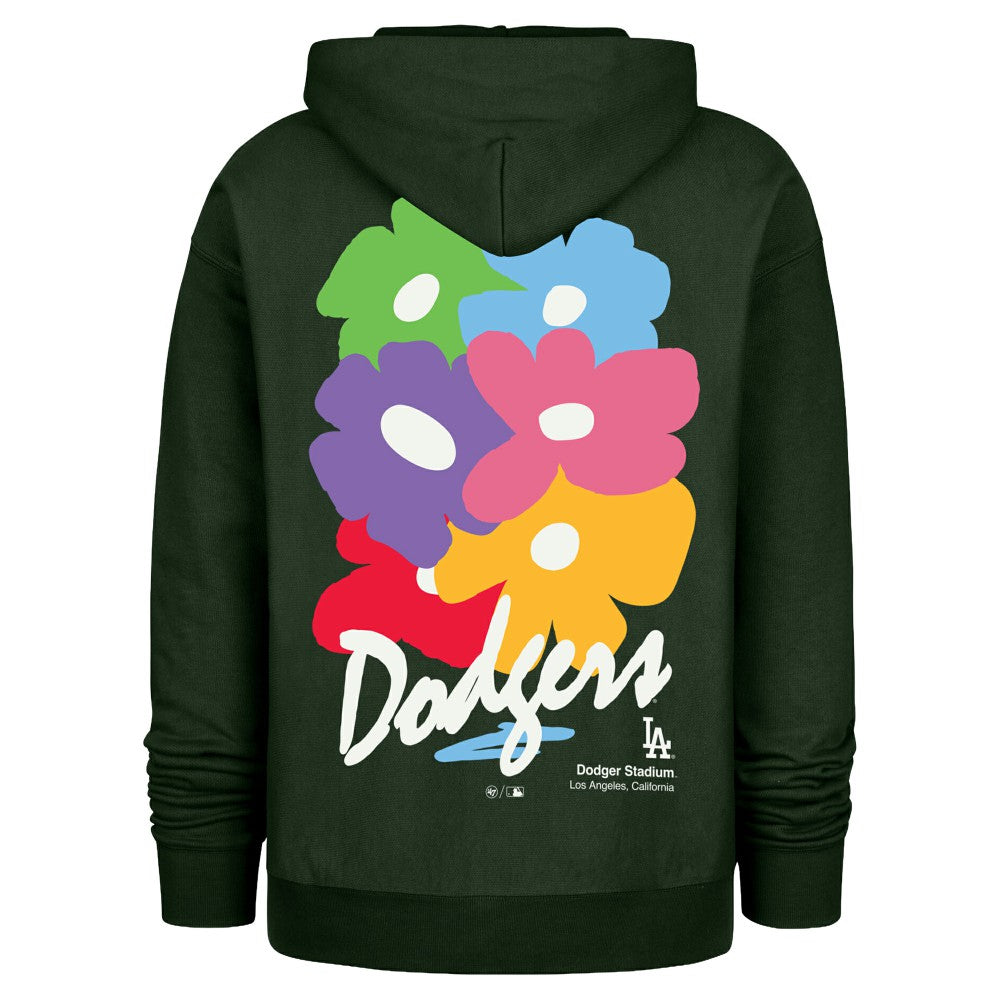 Los Angeles Dodgers Gallery Foundation Hoodie Dark Green | 47 brand