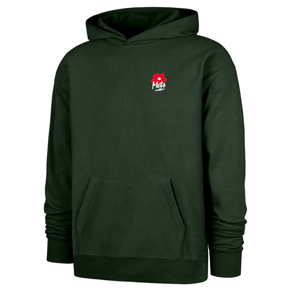 New York Mets Gallery Foundation Hoodie Dark Green | 47 brand