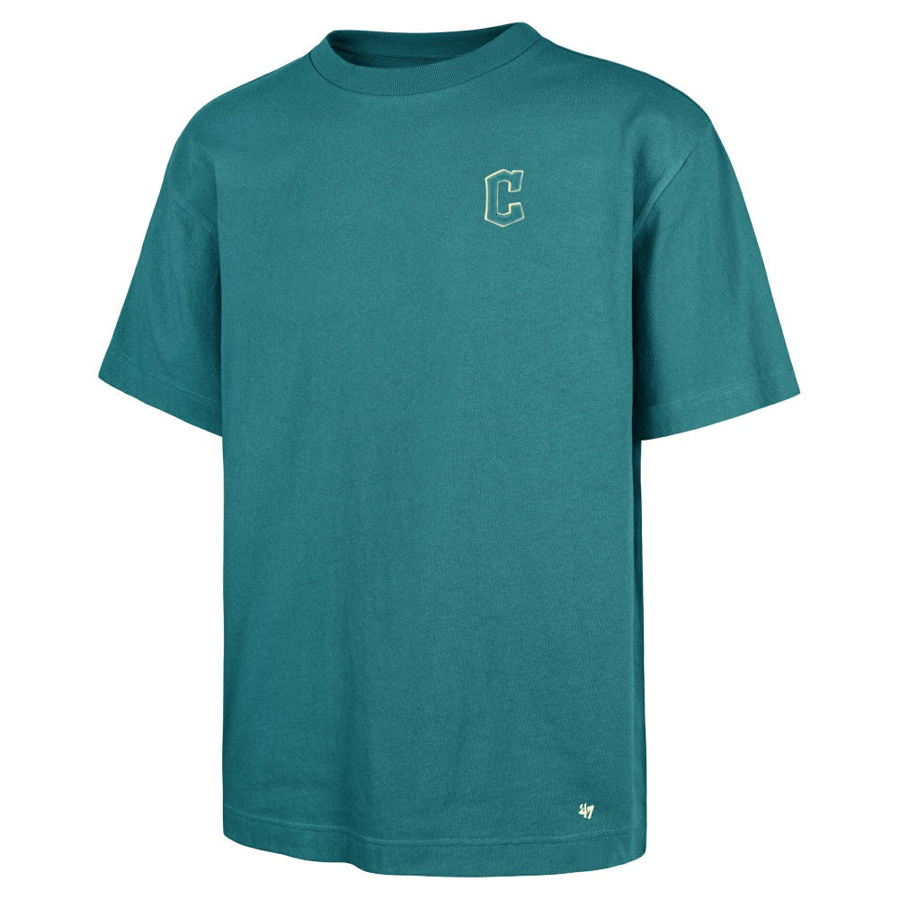 Cleveland Guardians Leon Foundation T-Shirt Hunter Green | 47 brand