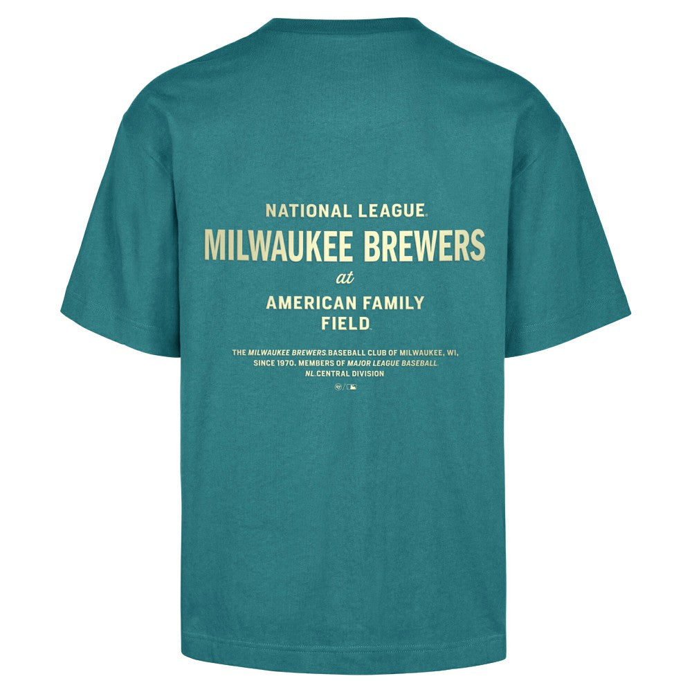 Milwaukee Brewers Leon Foundation T-Shirt Hunter Green | 47 brand
