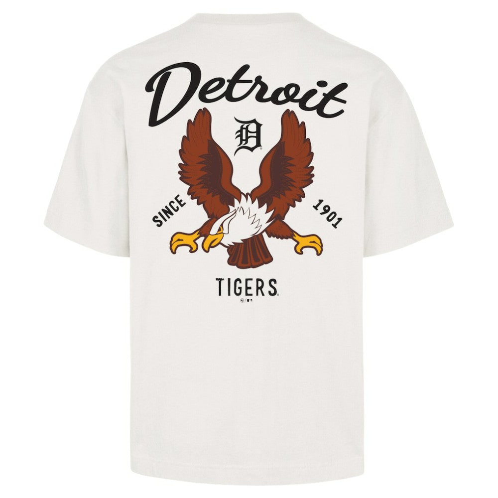 Detroit Tigers Souvenir Eagle Foundation T-Shirt Cream | 47 brand