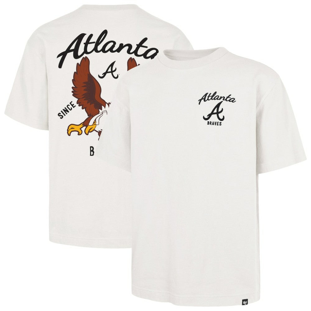 Atlanta Braves Souvenir Eagle Foundation T-Shirt Cream | 47 brand