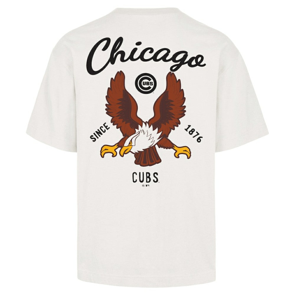 Chicago Cubs Souvenir Eagle Foundation T-Shirt Cream | 47 brand