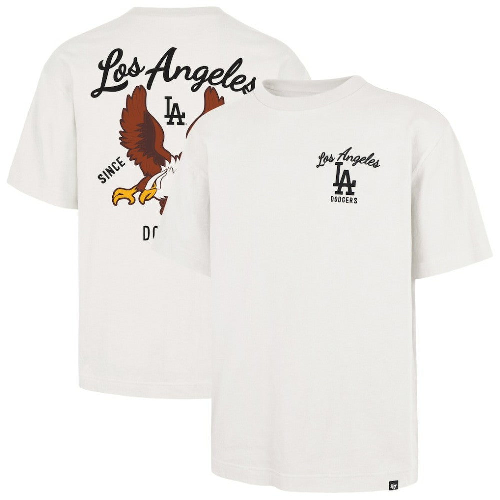 Los Angeles Dodgers Souvenir Eagle Foundation T-Shirt Cream | 47 brand