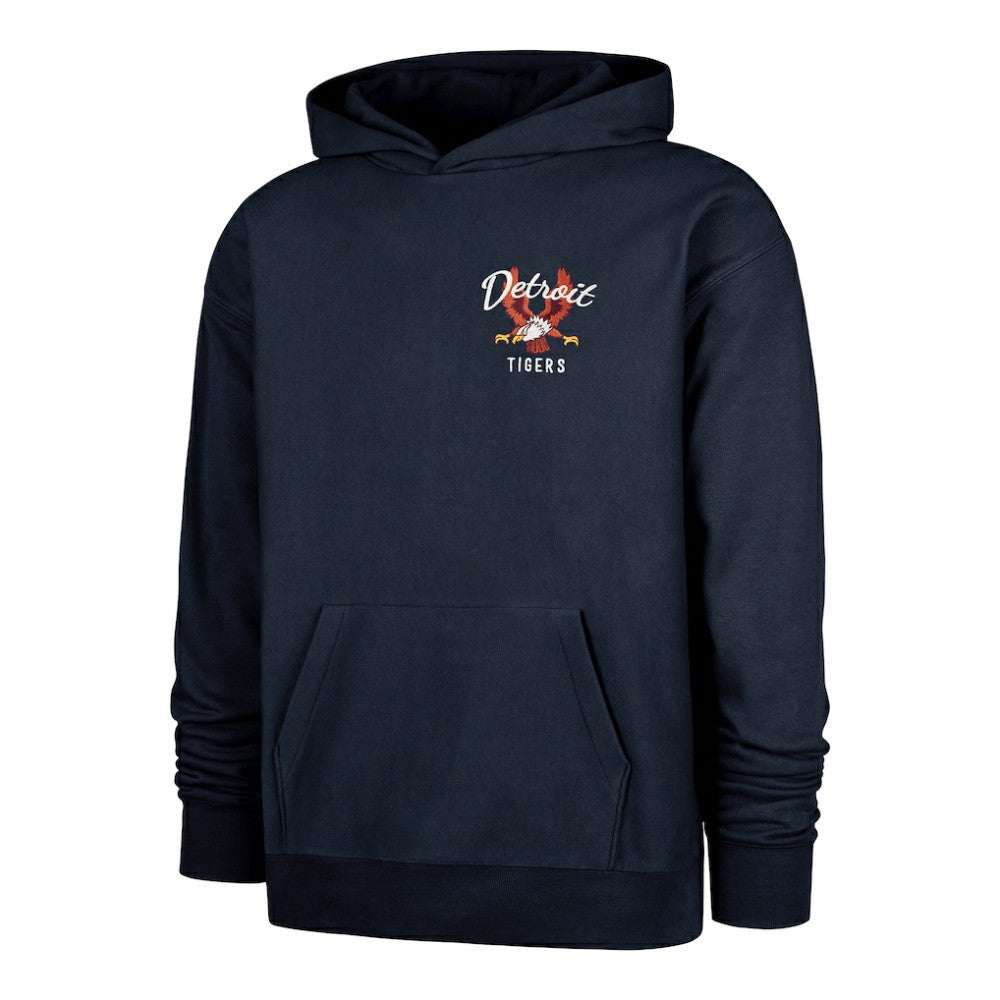 Detroit Tigers Souvenir Laurels Foundation Hoodie Navy | 47 brand