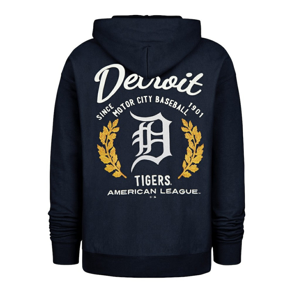 Detroit Tigers Souvenir Laurels Foundation Hoodie Navy | 47 brand