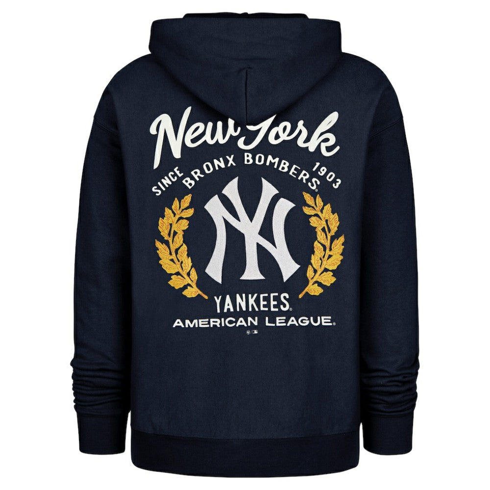 New York Yankees Souvenir Laurels Foundation Hoodie Navy | 47 brand