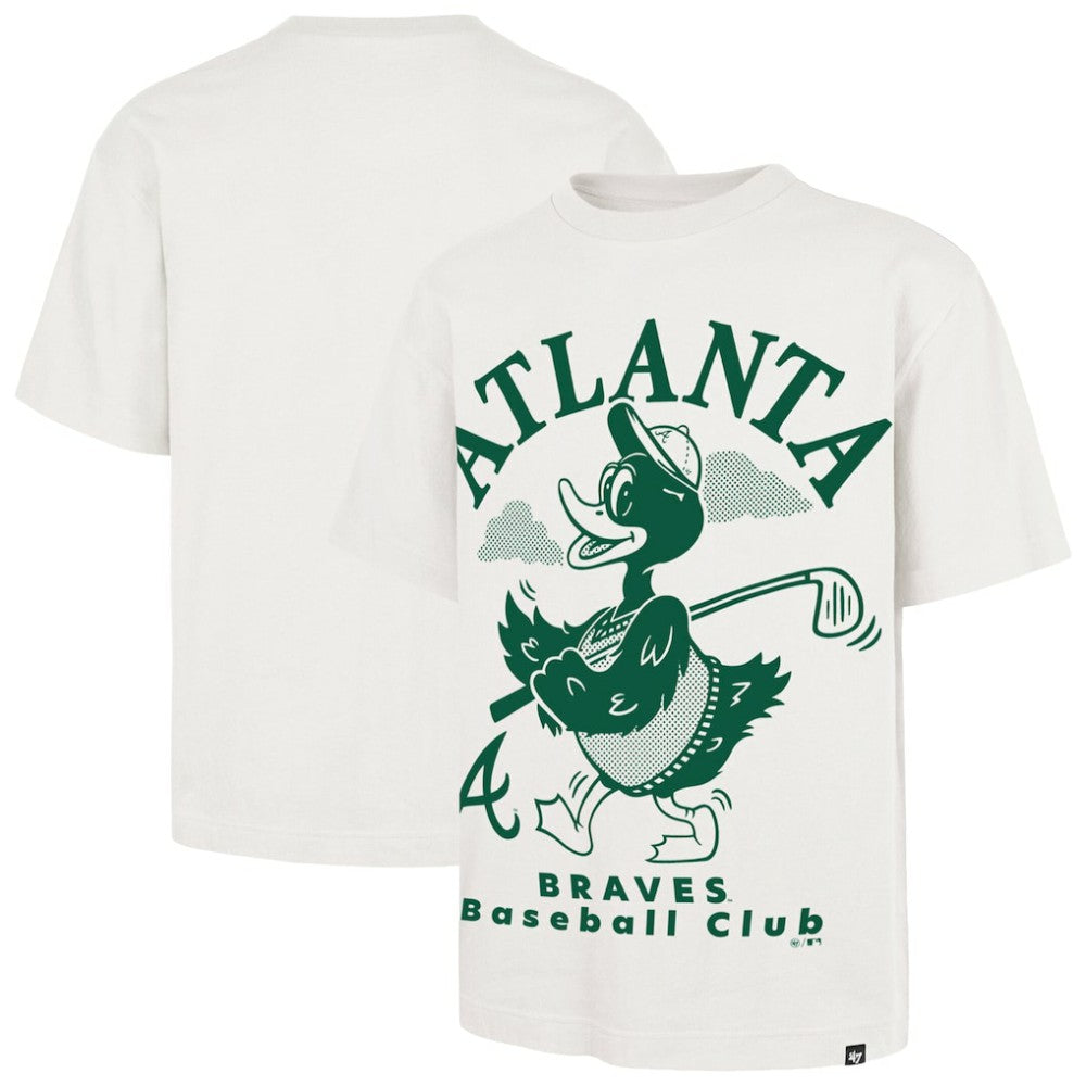 Atlanta Braves Strollin' Foundation T-Shirt Cream | 47 brand
