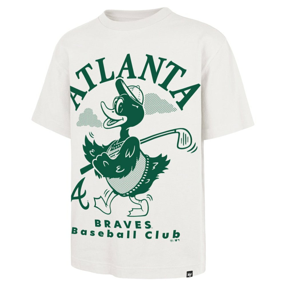 Atlanta Braves Strollin' Foundation T-Shirt Cream | 47 brand
