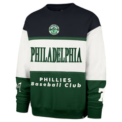 Philadelphia Phillies Tee Up Maximalist Fleece Sweatshirt Green | 47 brand