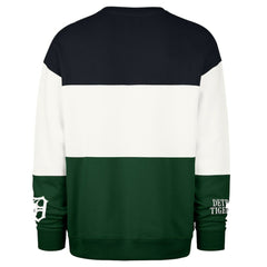 Detroit Tigers Tee Up Maximalist Fleece Sweatshirt Green | 47 brand