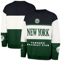 New York Yankees Tee Up Maximalist Fleece Sweatshirt Green | 47 brand