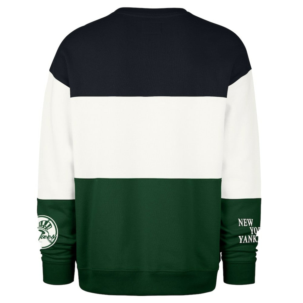 New York Yankees Tee Up Maximalist Fleece Sweatshirt Green | 47 brand