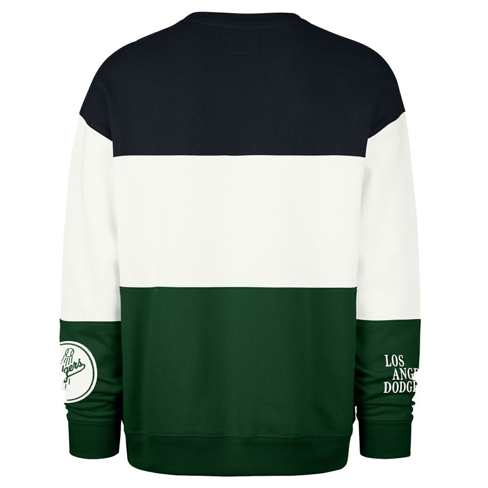 Los Angeles Dodgers Tee Up Maximalist Fleece Sweatshirt Green | 47 brand