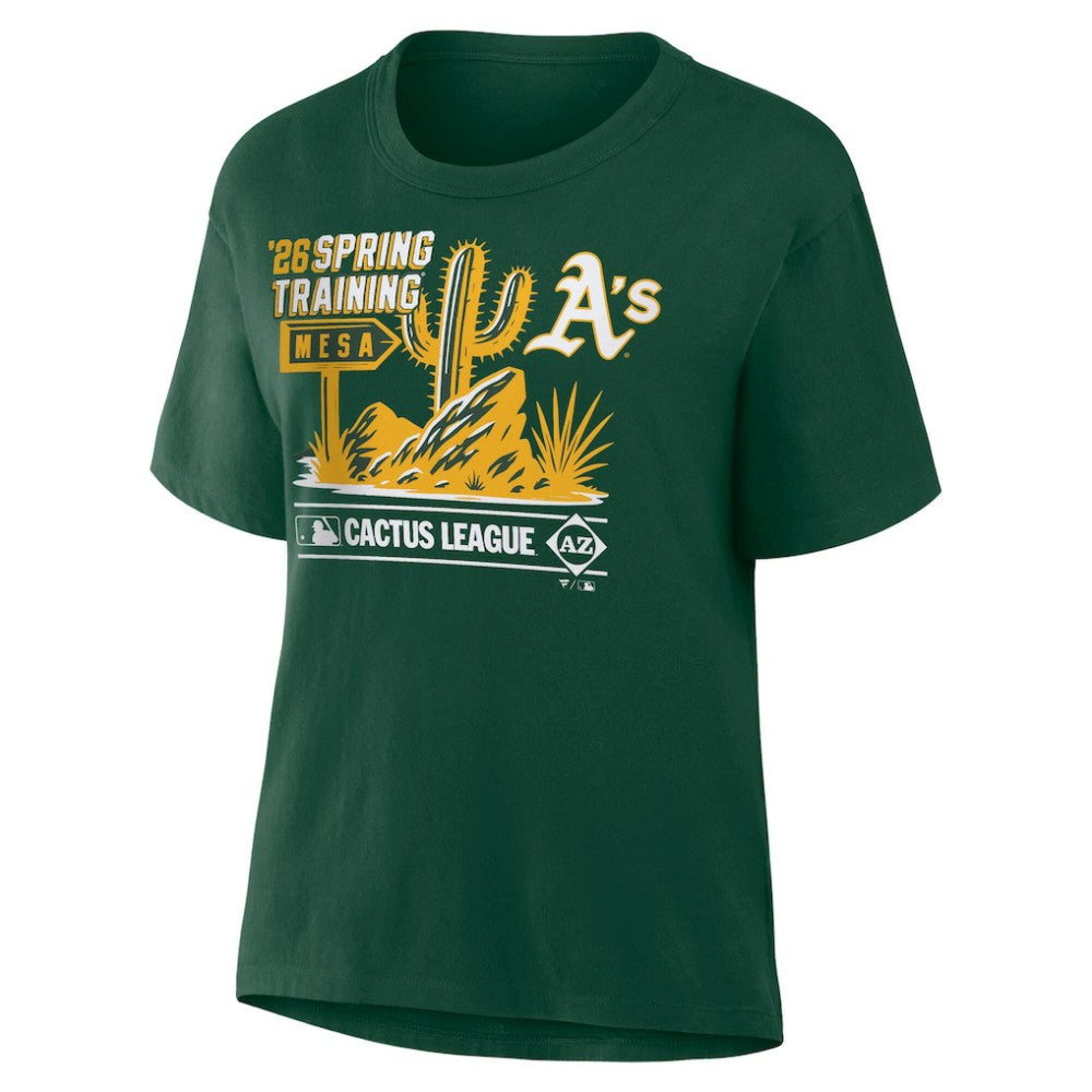 Athletics Women's 2026 Spring Training Cactus League Hometown Special T-Shirt Green