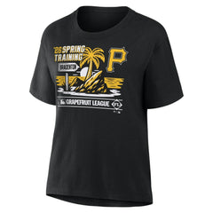 Pittsburgh Pirates Women's 2026 Spring Training Grapefruit League Hometown Special T-Shirt Black