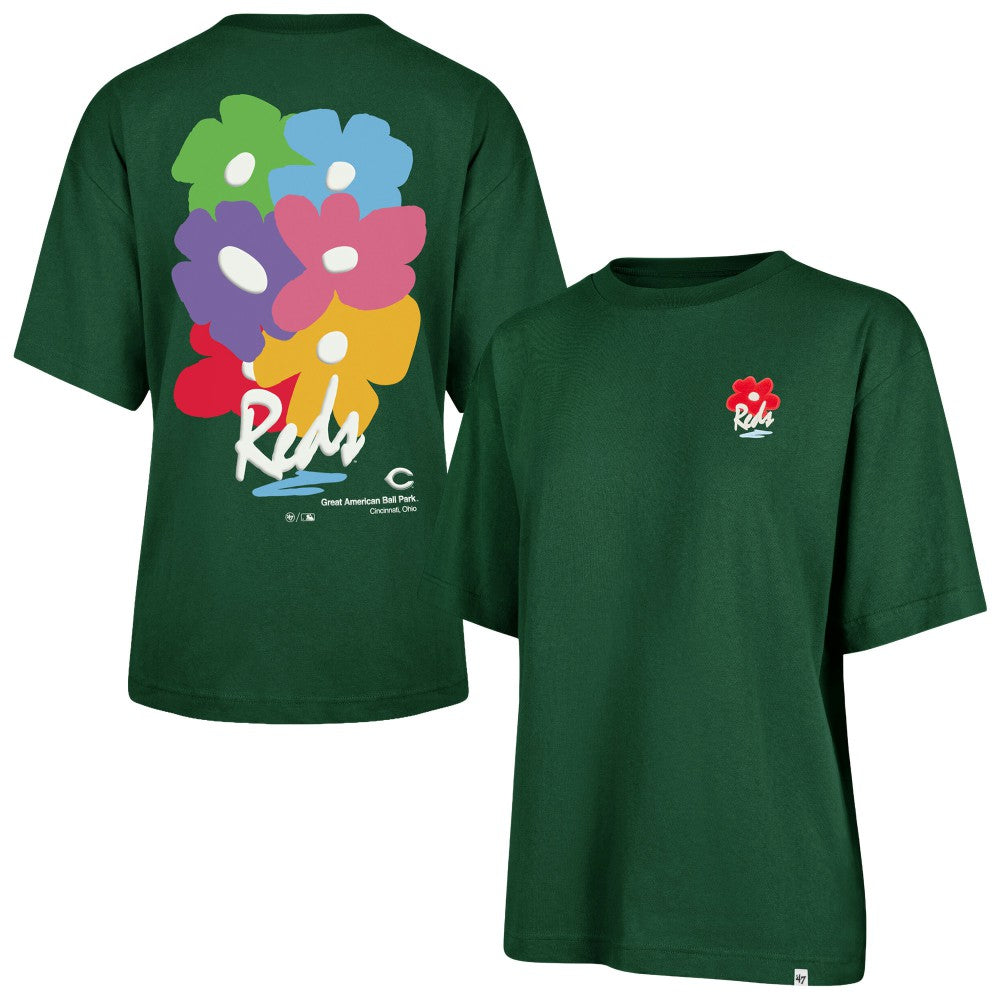 Cincinnati Reds Unisex Gallery Foundation T-Shirt Dark Green | 47 brand