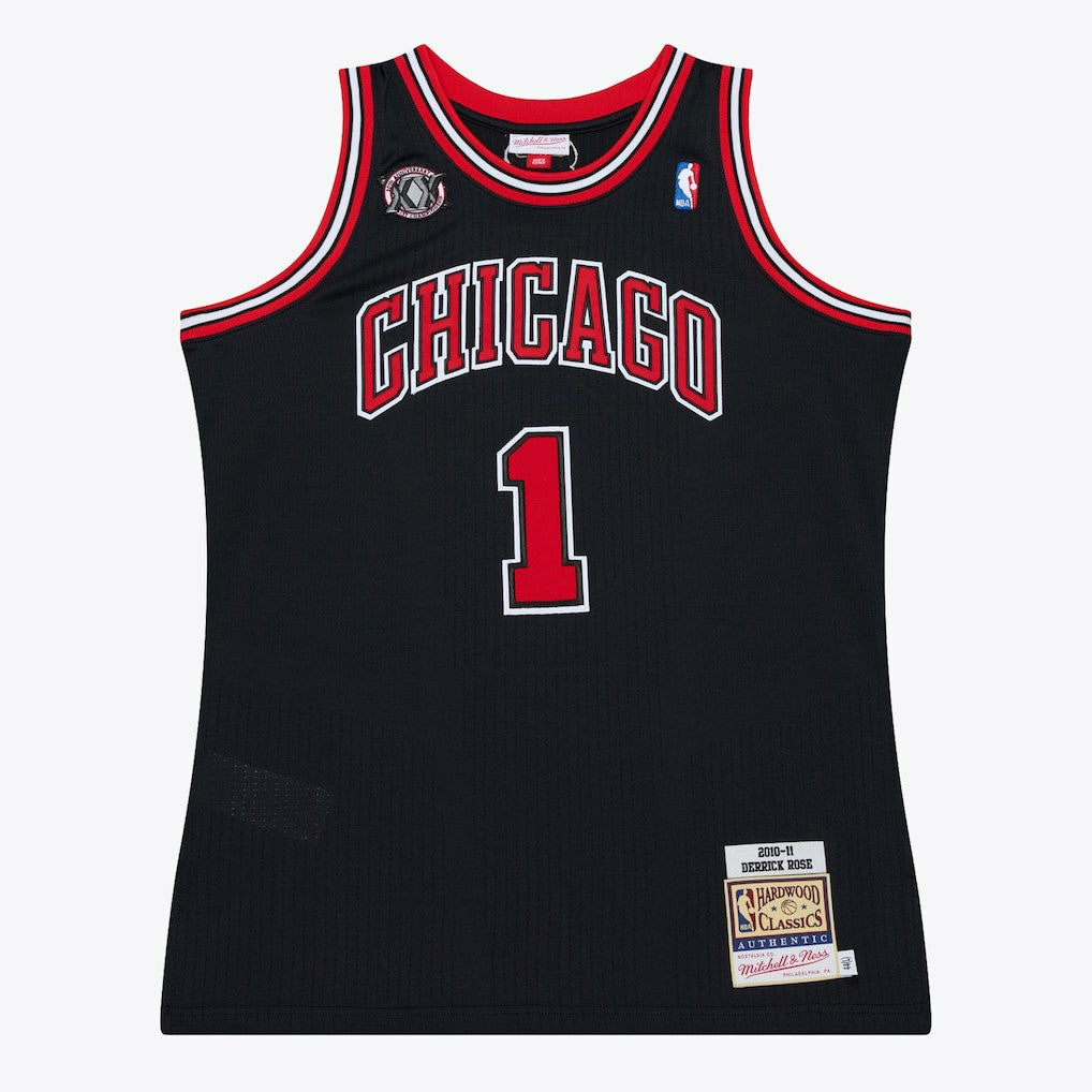 Derrick Rose Chicago Bulls 2010-11 Authentic Jersey sale - Black
