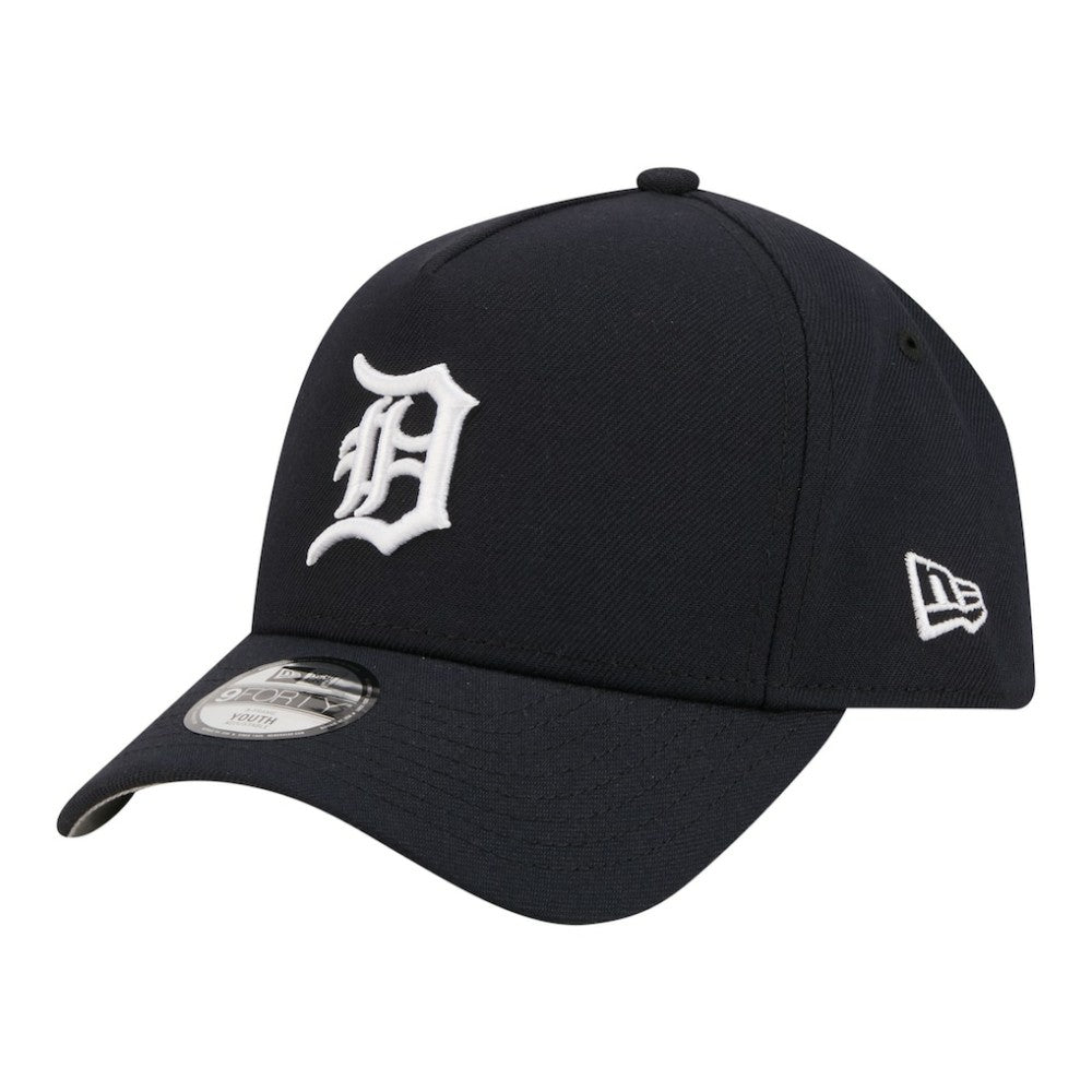 Detroit Tigers Youth 9FORTY A-Frame Adjustable Hat Navy | New Era