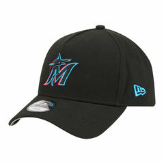 Miami Marlins Youth 9FORTY A-Frame Adjustable Hat Black | New Era