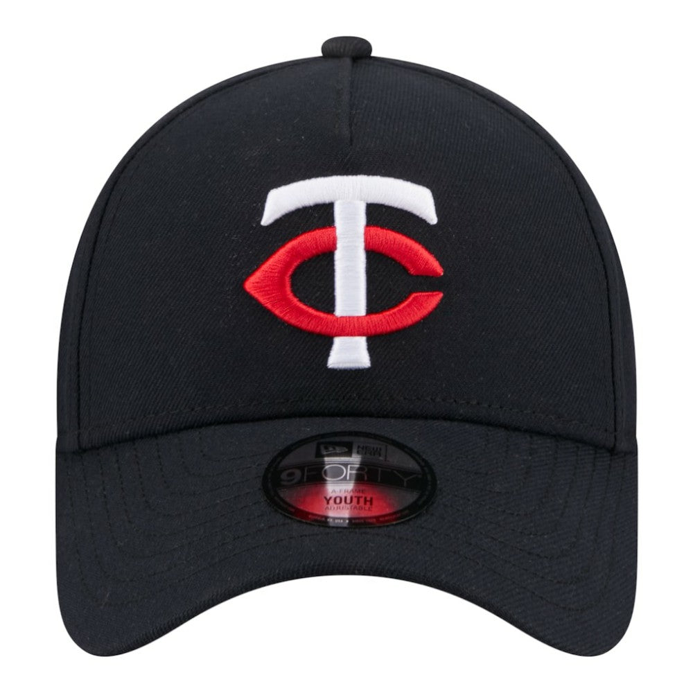Minnesota Twins Youth 9FORTY A-Frame Adjustable Hat Navy | New Era