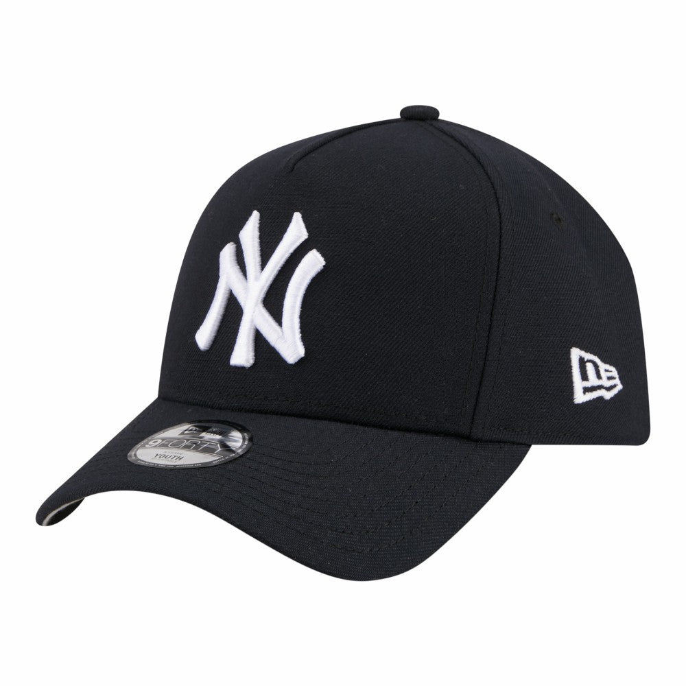 New York Yankees Youth 9FORTY A-Frame Adjustable Hat Navy | New Era