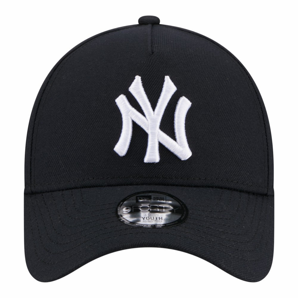 New York Yankees Youth 9FORTY A-Frame Adjustable Hat Navy | New Era