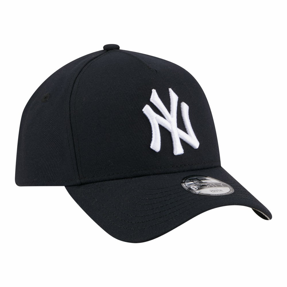 New York Yankees Youth 9FORTY A-Frame Adjustable Hat Navy | New Era