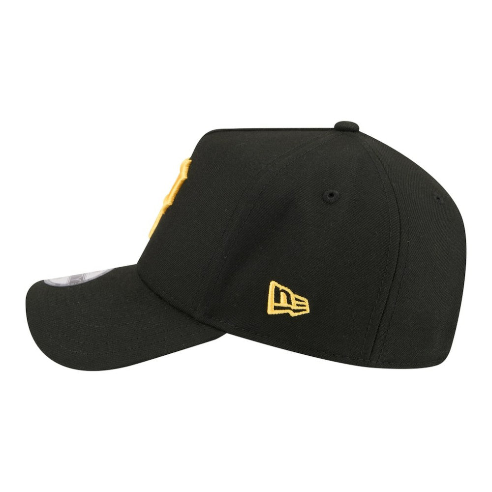 Pittsburgh Pirates Youth 9FORTY A-Frame Adjustable Hat Black | New Era