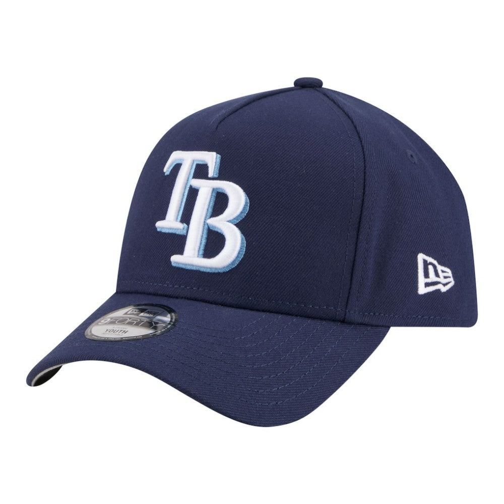 Tampa Bay Rays Youth 9FORTY A-Frame Adjustable Hat Navy | New Era