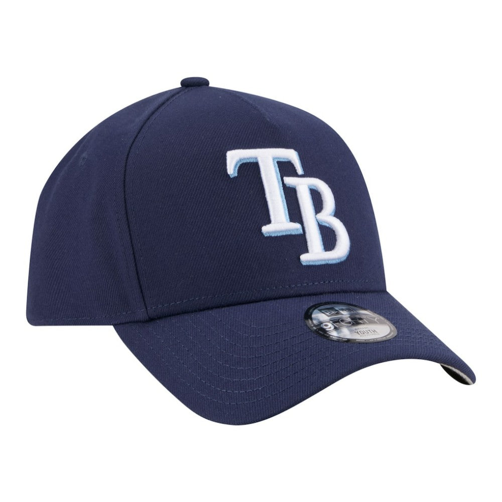 Tampa Bay Rays Youth 9FORTY A-Frame Adjustable Hat Navy | New Era