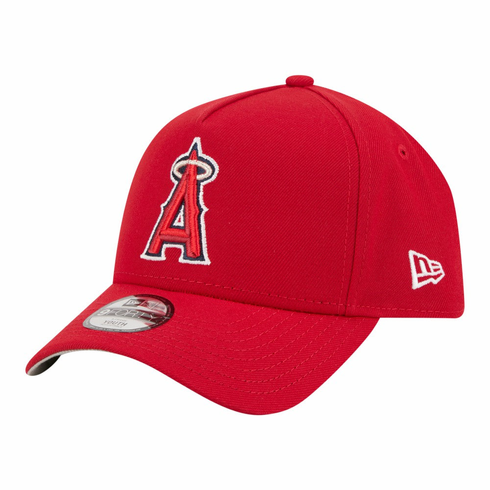 Los Angeles Angels Youth 9FORTY A-Frame Adjustable Hat Red | New Era
