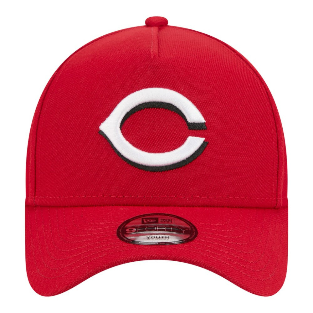 Cincinnati Reds Youth 9FORTY A-Frame Adjustable Hat Red | New Era