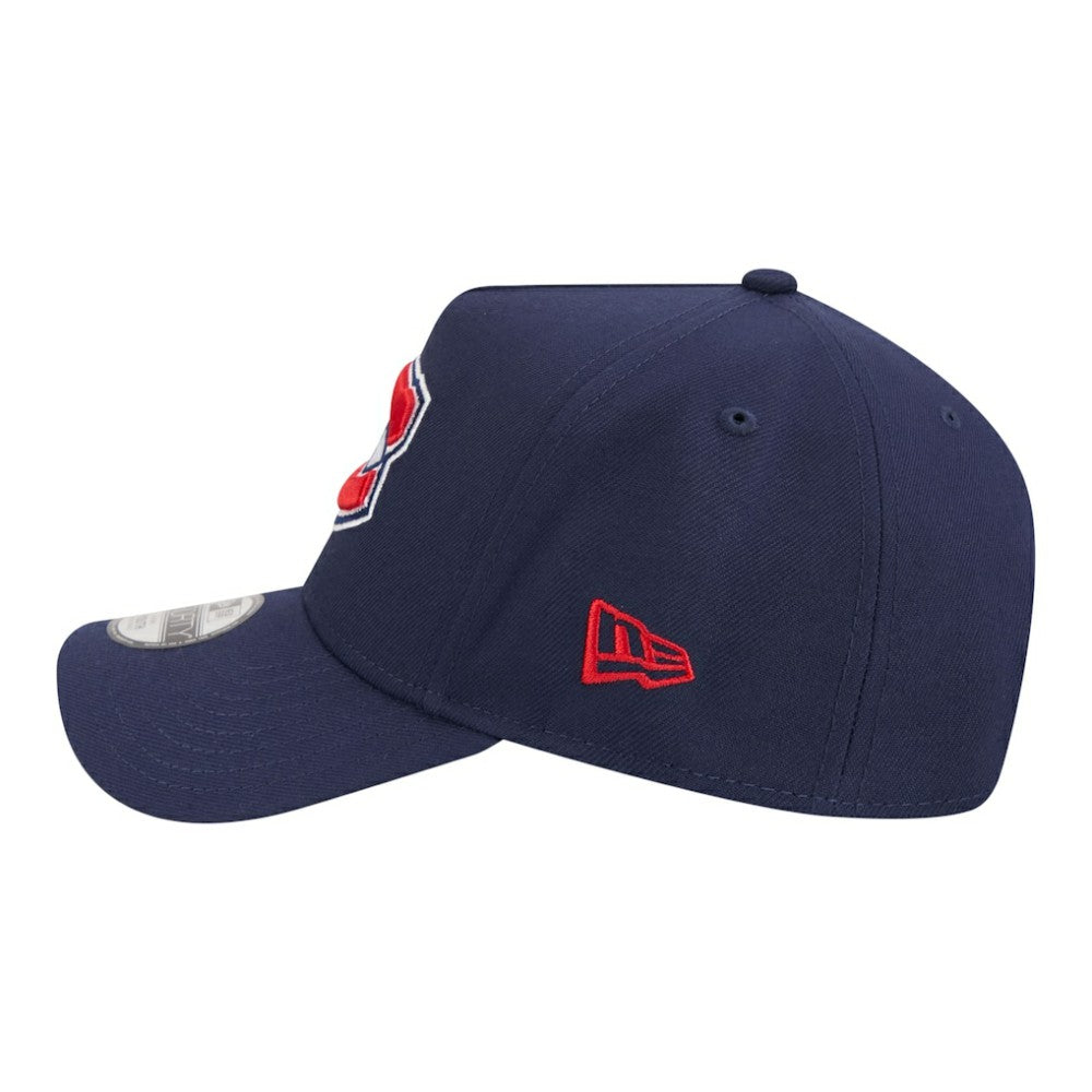 Montreal Canadiens New Era Youth 9FORTY A-Frame Adjustable Hat Navy