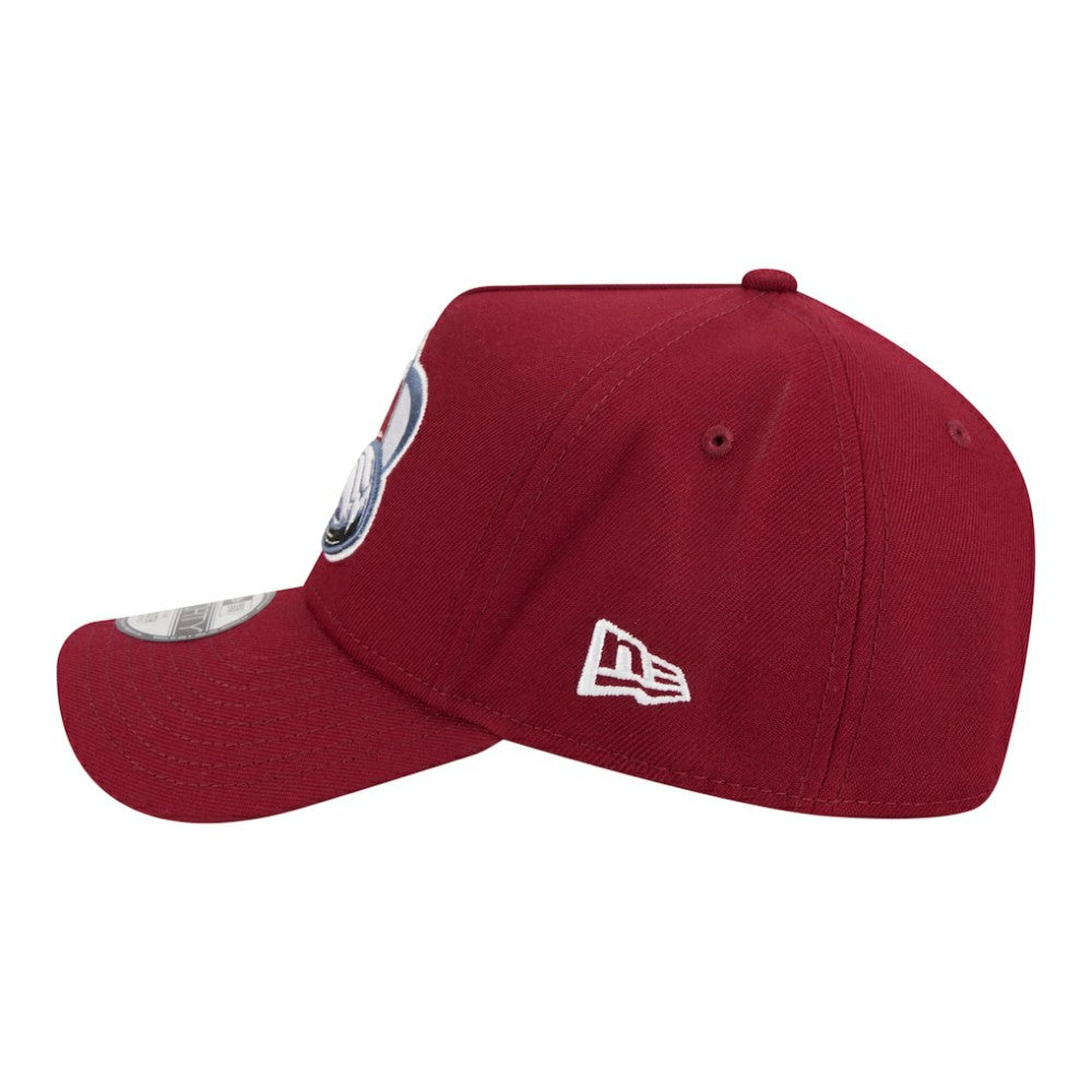 Colorado Avalanche New Era Youth 9FORTY A-Frame Adjustable Hat Burgundy