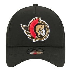 Ottawa Senators New Era Youth 9FORTY A-Frame Adjustable Hat Black