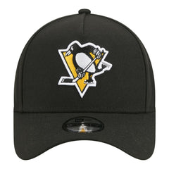 Pittsburgh Penguins New Era Youth 9FORTY A-Frame Adjustable Hat Black