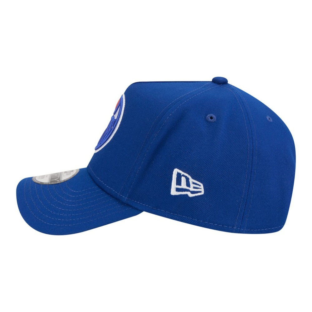 Edmonton Oilers New Era Youth 9FORTY A-Frame Adjustable Hat Royal