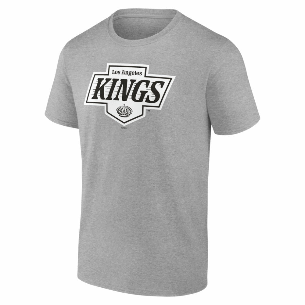Los Angeles Kings Big & Tall Personalized Name & Number Monochrome T-Shirt Gray