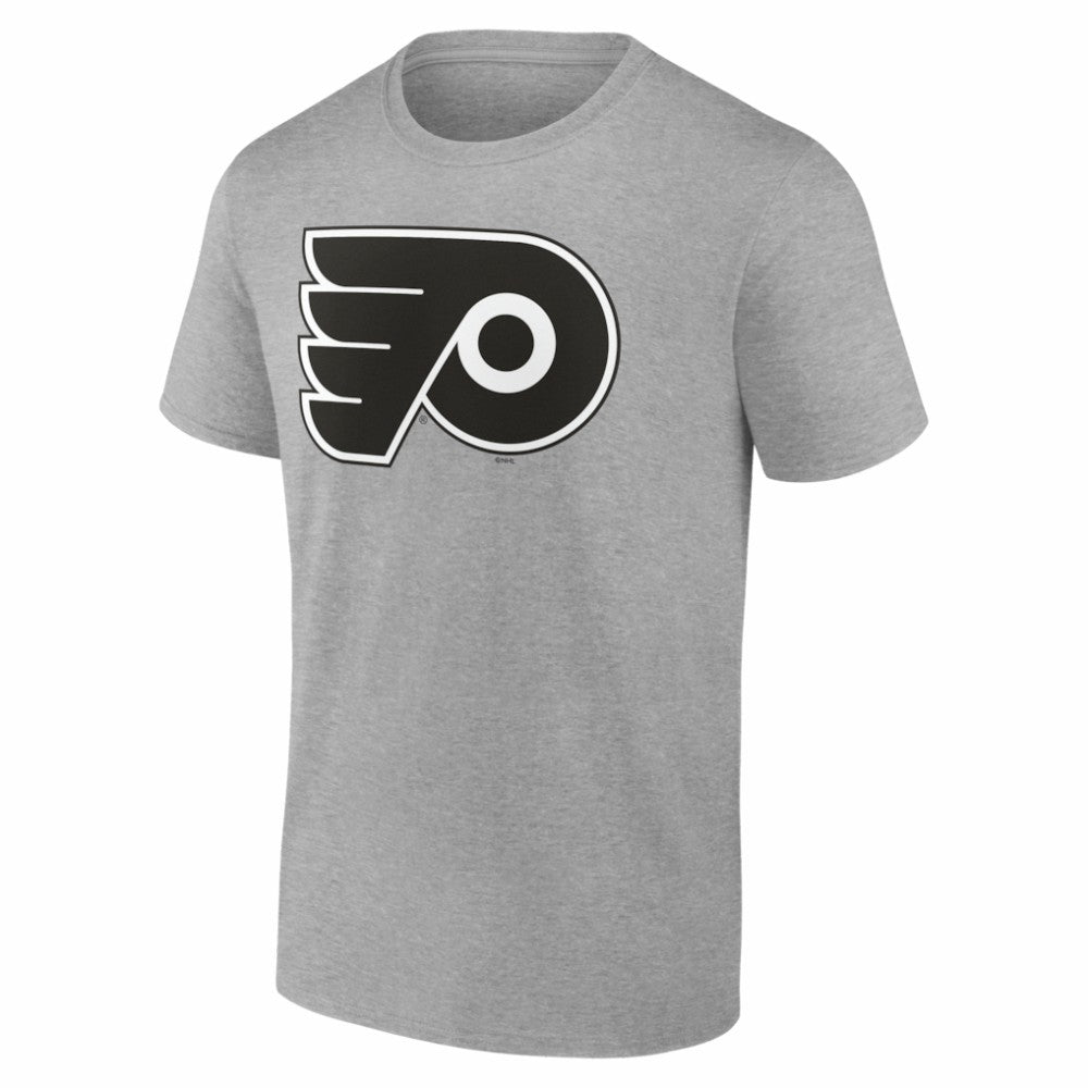 Philadelphia Flyers Big & Tall Personalized Name & Number Monochrome T-Shirt Gray
