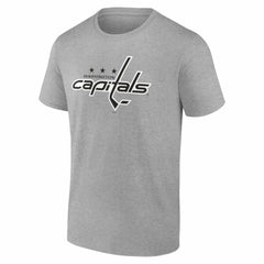Washington Capitals Big & Tall Personalized Name & Number Monochrome T-Shirt Gray