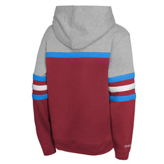 Philadelphia Phillies Youth Cooperstown Head Coach Pullover Hoodie Red/Grey | Mitchell & Ness