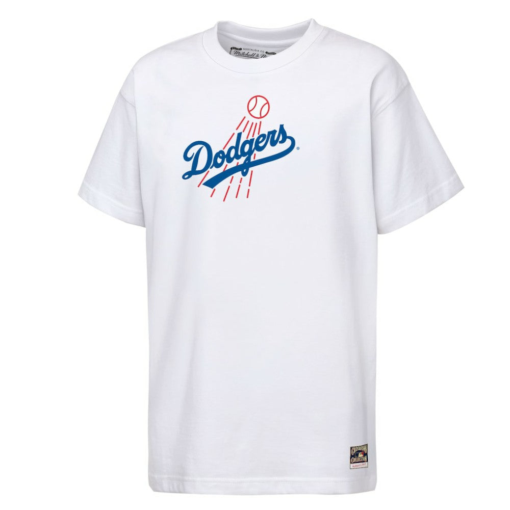 Los Angeles Dodgers Cooperstown Concession T-Shirt White | Mitchell & Ness