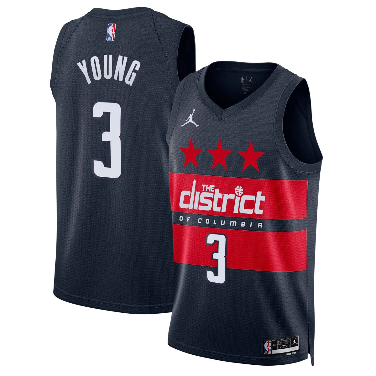 Trae Young Washington Wizards Jordan Brand Unisex Swingman Jersey - Statement Edition - Navy online