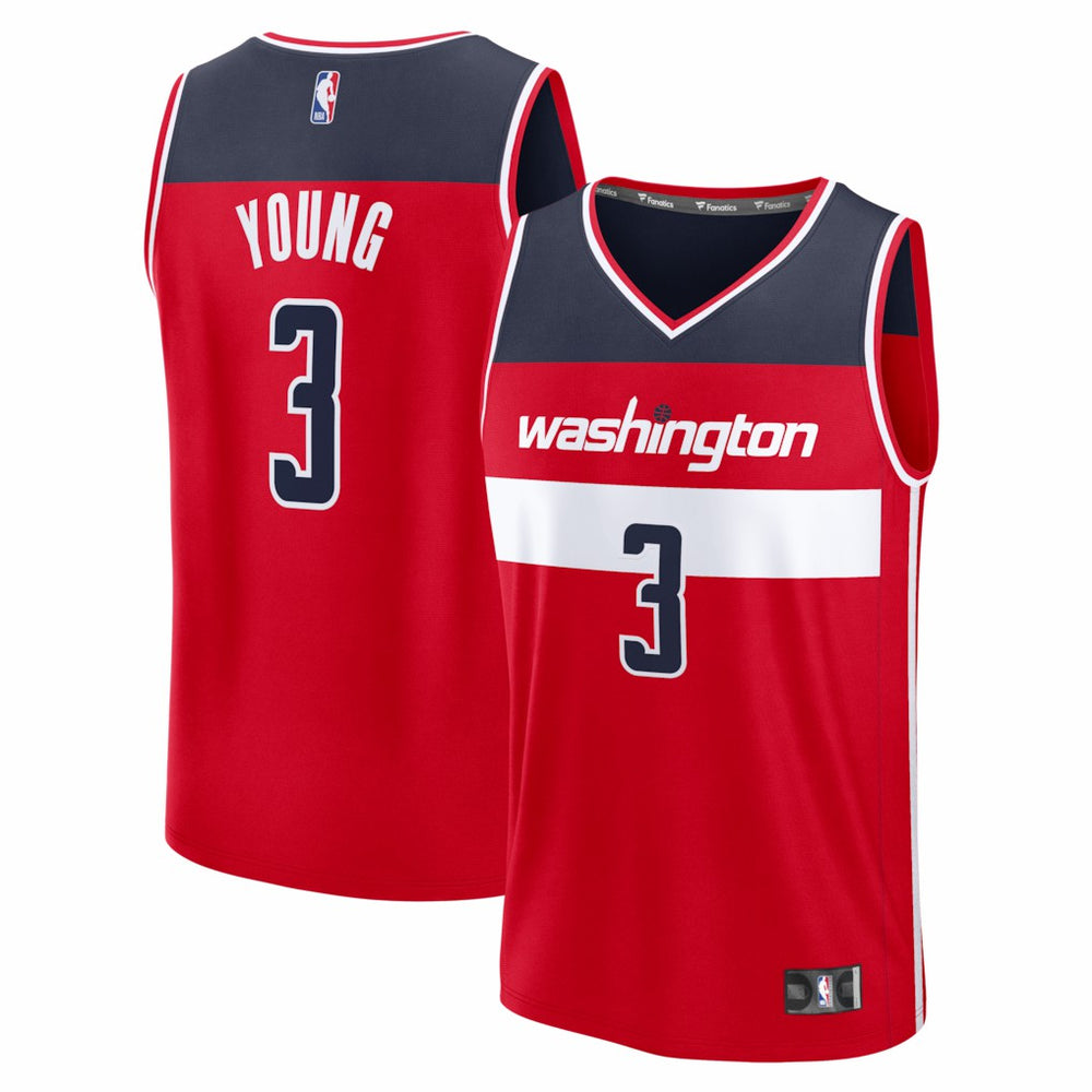 Trae Young Washington Wizards Fast Break Jersey - Icon Edition - Red